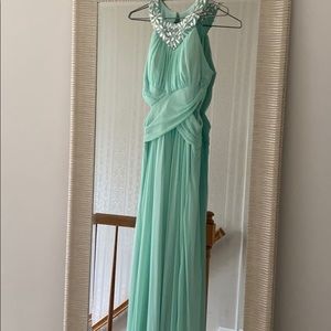 Light green gown